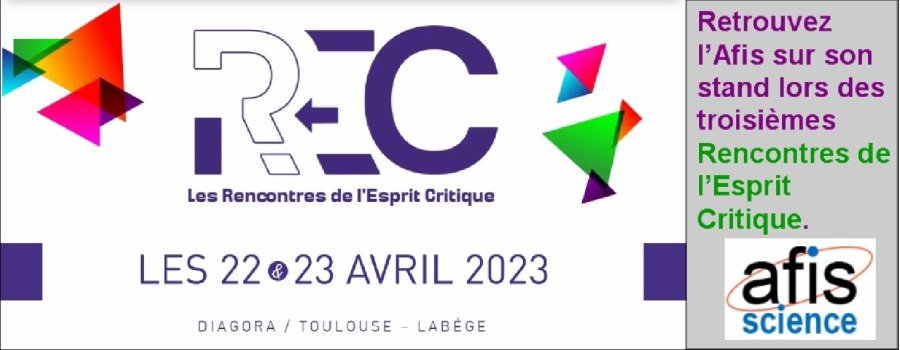 [22 & 23 avril 2023 - Toulouse] Rencontres de l'esprit critique